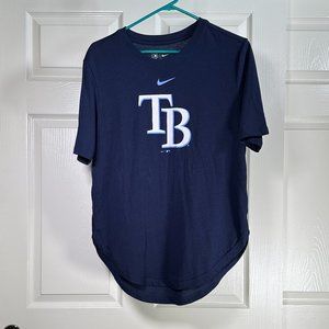 Nike MLB Baseball Tampa Bay Rays Women's T-Shirt - Medium